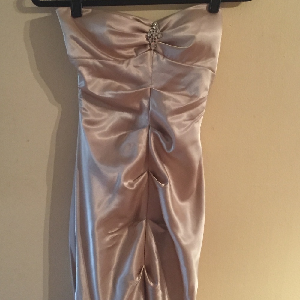 Gold Elegant Evening Gown by Xscape